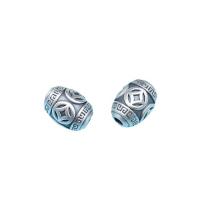 925 Sterling Silver Spacer Bead, polished, original color, 12.10x9.20mm, Sold By PC