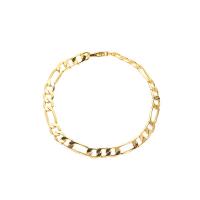 Brass Bracelet & Bangle, 18K gold plated, for woman, Length:Approx 6.69 Inch, Sold By PC
