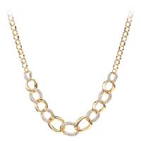 Zinc Alloy Jewelry Necklace with 2.75 inch extender chain plated micro pave cubic zirconia & for woman Length Approx 17.32 Inch Sold By PC