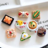 Mobile Phone DIY Decoration Resin food shape handmade multi-colored 20-25mm Sold By Lot