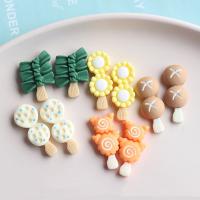 Mobile Phone DIY Decoration, Resin, food shape, handmade, different styles for choice, multi-colored, 10x25mm, Sold By Lot