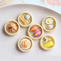 Mobile Phone DIY Decoration, Resin, food shape, handmade, different styles for choice, multi-colored, 25x25mm, 100PCs/Lot, Sold By Lot