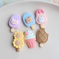 Mobile Phone DIY Decoration, Resin, Ice Cream, handmade, different styles for choice, multi-colored, 18x28mm, 100PCs/Lot, Sold By Lot
