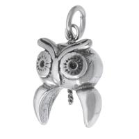 Stainless Steel Peg Bail, 316 Stainless Steel, Owl, DIY, original color, 12x17x9.50mm, Hole:Approx 4mm, Sold By PC