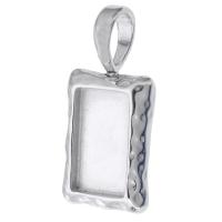 316 Stainless Steel Pendant Setting DIY original color Approx 6mm Sold By PC
