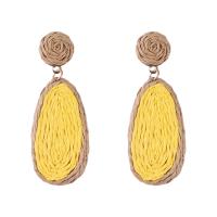 Earring Jewelry Rafidah Grass with Zinc Alloy fashion jewelry & for woman Sold By Pair