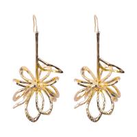 Zinc Alloy Drop Earrings gold color plated fashion jewelry & for woman Sold By Pair
