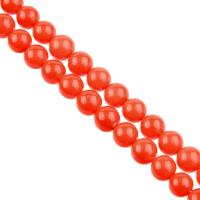 Perles de coquille colore naturelle, Rond, Placage, DIY & normes différentes pour le choix, plus de couleurs à choisir, Vendu par Environ 14.96 pouce brin