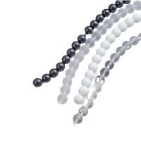 Perles de cristal rondes , envoyé au hasard & DIY & normes différentes pour le choix, couleurs mélangées, Vendu par Environ 14.96 pouce brin