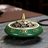 Brass Incense Burner, for home and office & durable & different styles for choice, more colors for choice, nickel, lead & cadmium free, Sold By PC