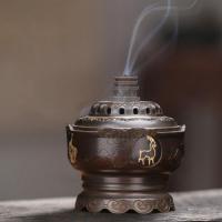Brass Incense Burner, for home and office & durable, nickel, lead & cadmium free, 90x95mm, Sold By PC
