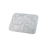 DIY مجموعة قوالب الايبوكسي, سيليكون, ديي & أنماط مختلفة للاختيار, أبيض, 114x143x5mm, تباع بواسطة PC