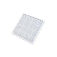 DIY Epoxy Mold Set, Silicone, Square, white, 149x14mm, Sold By PC