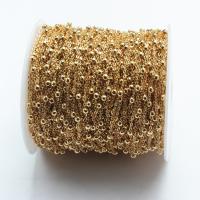 Brass Beading Chains plated DIY Sold By Lot