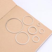 Brass Linking Ring, Donut, platinum color plated, DIY & different size for choice, 20PCs/Lot, Sold By Lot