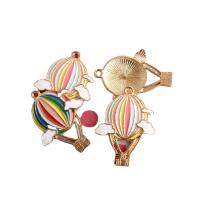 Tibetan Style Enamel Pendants, Hot Balloon, gold color plated, DIY, more colors for choice, 23x31mm, 20PCs/Lot, Sold By Lot