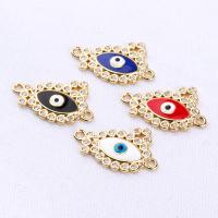 Rhinestone Brass Pendants gold color plated DIY & with rhinestone nickel lead & cadmium free Sold By Bag