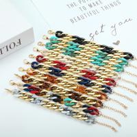 Acrylic Bracelets with Zinc Alloy with 5cm extender chain fashion jewelry & for woman Length 18.5 cm Sold By PC