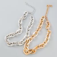 Zinc Alloy Jewelry Necklace with 8.7cm extender chain plated fashion jewelry & for woman Length 42.7 cm Sold By PC