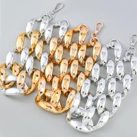 CCB Náhrdelníky, Zinek, s Poměděný Plastové, módní šperky & pro ženy, více barev na výběr, Délka 464 cm, Prodáno By PC