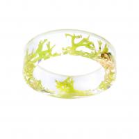 Resin Finger Ring Donut epoxy gel & Unisex green Sold By PC