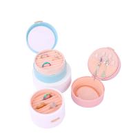 Velvet Ring Box Plastic with Velveteen Double Layer & durable Sold By PC