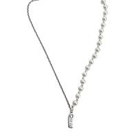 Brass Necklace, with Plastic Pearl, with 1.97inch extender chain, fashion jewelry & for woman, nickel, lead & cadmium free, Length:Approx 16.54 Inch, Sold By PC