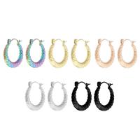 Acier inoxydable Levier Retour Earring, Acier inoxydable 304, bijoux de mode & pour femme, plus de couleurs à choisir, 20x21x4mm, Vendu par paire