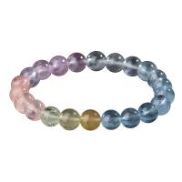 Gemstone Bracelets Morganite Round Unisex mixed colors Length Approx 18 cm Sold By PC