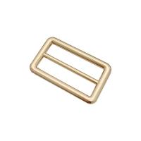 Zinc Alloy Bag Adjust Buckle Rectangle gold color plated DIY nickel lead & cadmium free Sold By PC