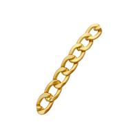 Iron Jewelry Chain with Zinc Alloy gold color plated DIY nickel lead & cadmium free Sold By m