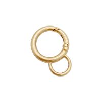 Zinc Alloy Spring Buckle Donut gold color plated DIY nickel lead & cadmium free Sold By PC