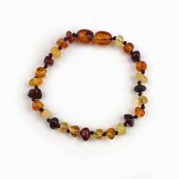 Amber Bracelet, Nuggets, for children, more colors for choice, 6-10mm, Length:Approx 15 cm, Sold By PC
