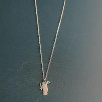 Titanstahl Halskette, unisex & verschiedene Stile für Wahl, keine, 19x18mm, Länge ca. 50 cm, verkauft von PC