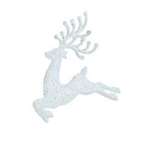 Plastic Christmas Tree Decoration, with Sequins, Christmas Reindeer, Christmas jewelry & different styles for choice, more colors for choice, Sold By PC