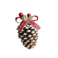 madera Decoración del árbol de Navidad, piña, Bricolaje & Joyas de Navidad & diverso tamaño para la opción, más colores para la opción, Vendido por UD