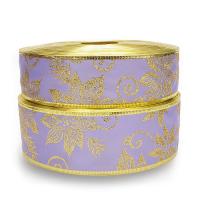 Polyester Tinsel, hot stamping, DIY & Christmas jewelry & different size for choice, purple, 2m/Spool, Sold By Spool