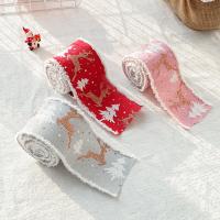 tissu Ruban coloré, impression, DIY & Bijoux de Noël, plus de couleurs à choisir, 2m/bobine, Vendu par bobine