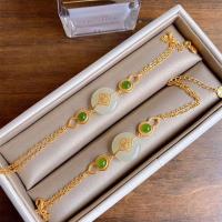 Resin Bracelets Brass with Resin gold color plated vintage & for woman 60mm Sold By PC