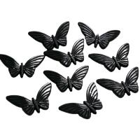 Акриловые ювелирные изделия Бисер, Акрил, бабочка, DIY & разный размер для выбора & леопардовый узор, Много цветов для выбора, 45x28mm, 10ПК/Лот, продается Лот