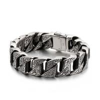 Titanium Steel Bracelet & Bangle, different size for choice & different styles for choice & for man, original color, Sold By PC