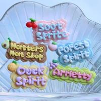 Mobile Phone DIY Decoration, Resin, Alphabet Letter, epoxy gel, more colors for choice, 35x22mm, 100PCs/Lot, Sold By Lot