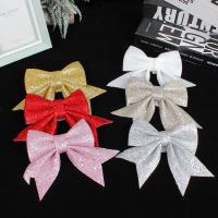 Polyester Christmas Tree Decoration Bowknot 2 pieces & Christmas Design Sold By Set
