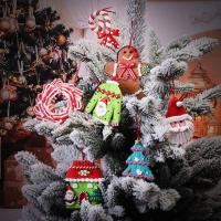 plastique PVC Décoration d’arbre de Noël, Conception de Noël & styles différents pour le choix, Vendu par PC