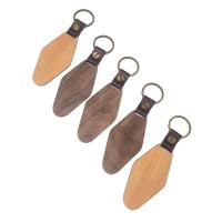 Wood Key Clasp, with Tibetan Style, Unisex, more colors for choice, 133mm, Sold By PC