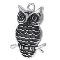 Stainless Steel Animal Pendants, 316 Stainless Steel, Owl, DIY, original color, 23x32x6mm, Hole:Approx 2mm, Sold By PC