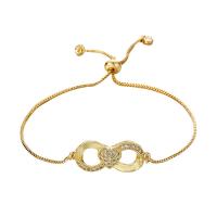 Bracelets en laiton, Placage de couleur d'or, bijoux de mode & styles différents pour le choix & pour femme & avec strass, doré, 70x9mm, Vendu par PC