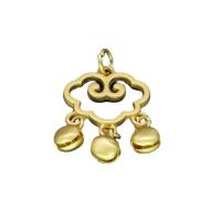 Tibetan Style Pendants, Longevity Lock, sang gold plated, Unisex & hollow, nickel, lead & cadmium free, 19x29mm, Sold By PC