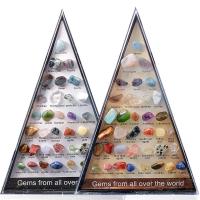 misto de pedras semi-preciosas Espécime de Minerais, polido, Mais cores pare escolha, 150x150x100mm, 36PCs/box, vendido por box