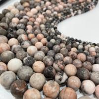 Zebra Jaspis Perle, rund, DIY & verschiedene Größen vorhanden, gemischte Farben, verkauft per ca. 14.96 ZollInch Strang